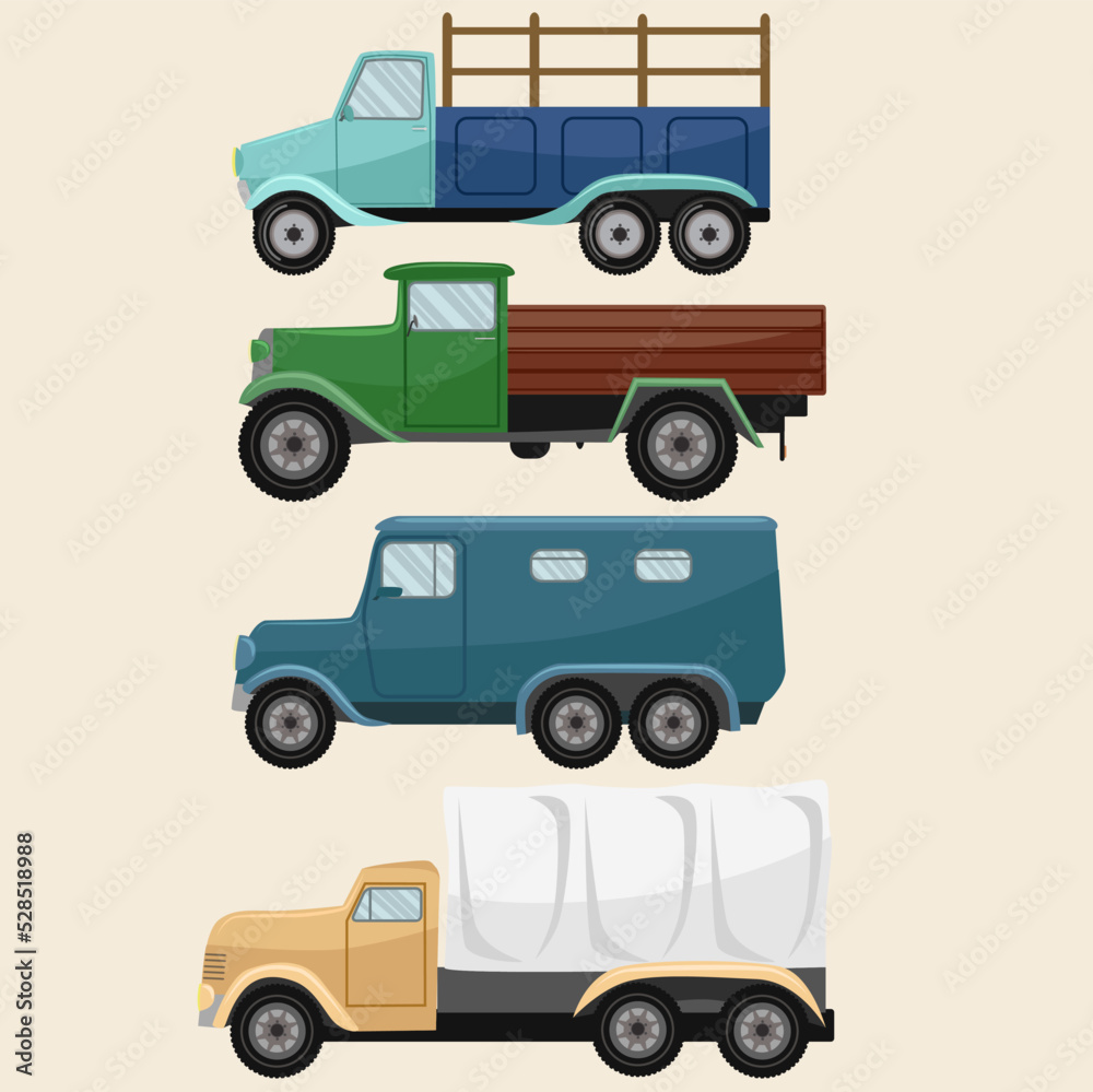set of trucks