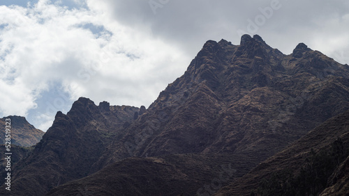 clouds over the andes mountains - Cusco, Peru