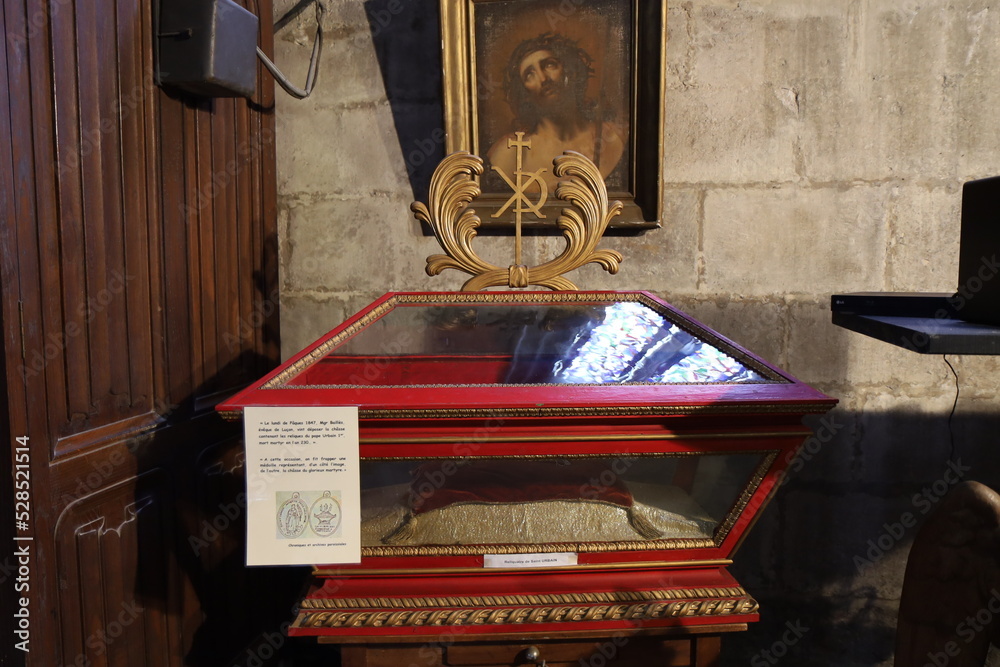 Foto Stock L'église Notre Dame de l'Assomption, intérieur de l'église