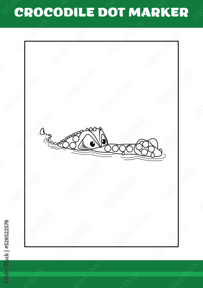 education-dot-marker-for-children-crocodile-dot-marker-coloring-page