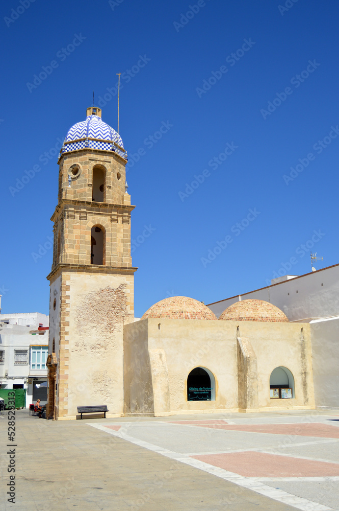 Torre de la Merced en Rota, provincia de Cádiz, España