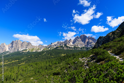 Dolomites view from mount Faloria - Italy