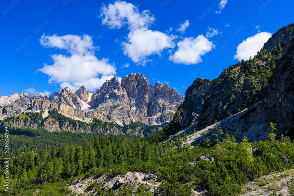 Dolomites view from mount Faloria - Italy
