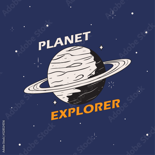 space planet explorer retro