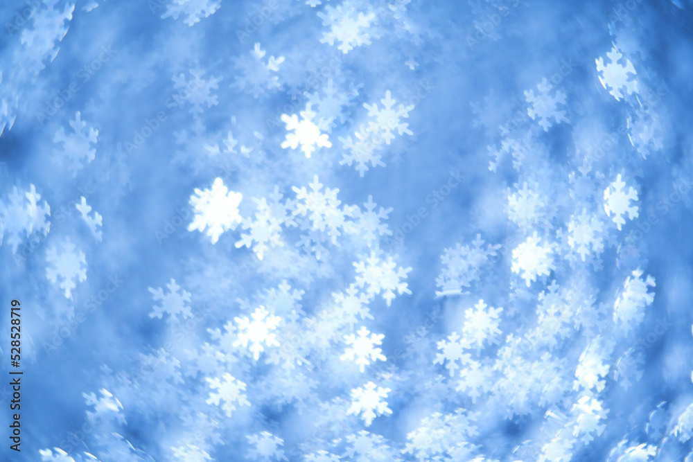 blue winter snowflake christmas background