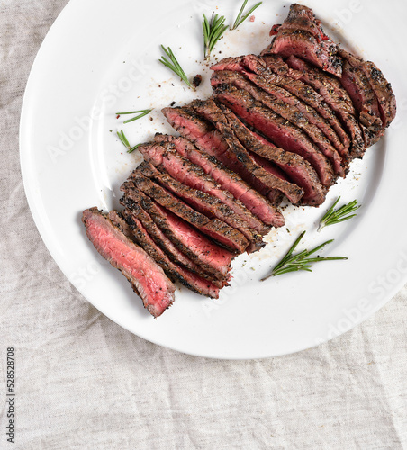 Bild auf Leinwand Grilled beef steak