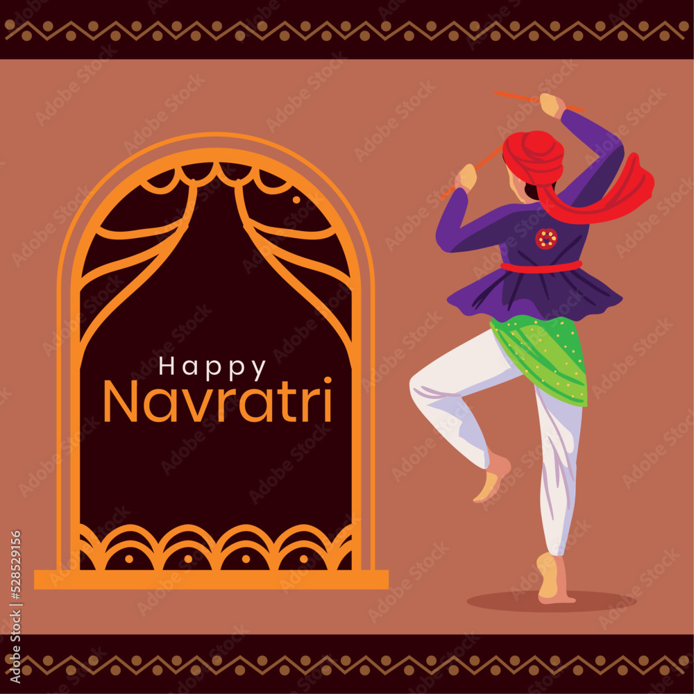 Happy Navratri invitation card Happy Navratri invitation card