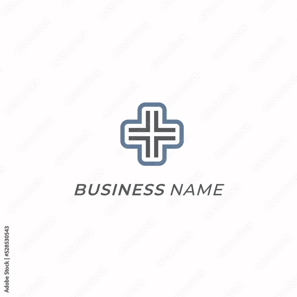 design logo creative line and hospital design logo creative line and hospital