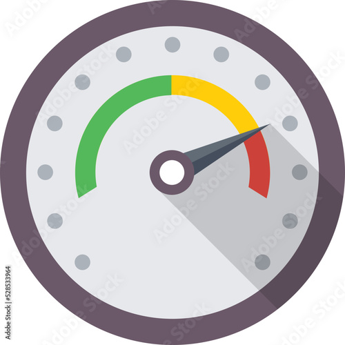Speedometer Vector Icon