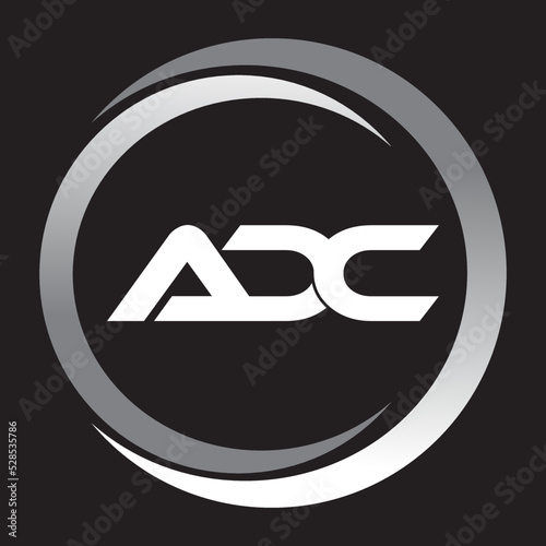 creative adc logo black and white