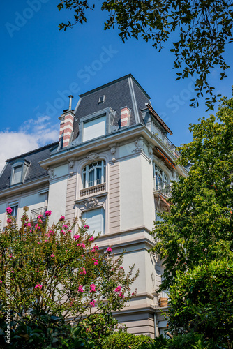 Dans les rues de Montreux en Suisse