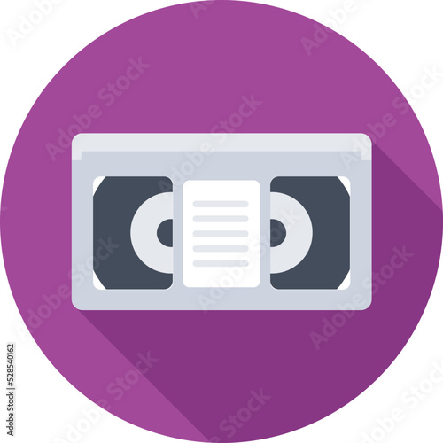 Video Cassette Vector Icon