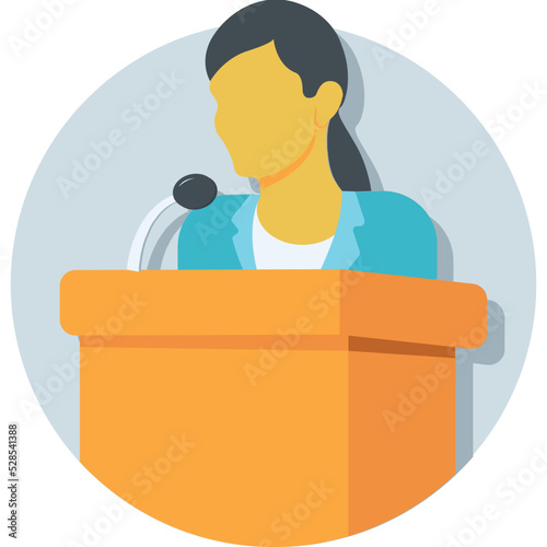 Speech Vector Icon