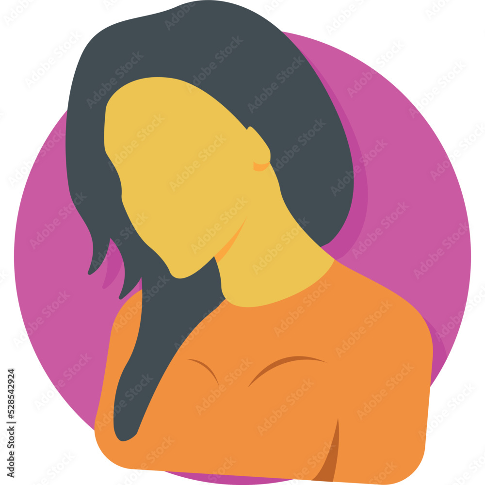 Obraz premium Model Vector Icon