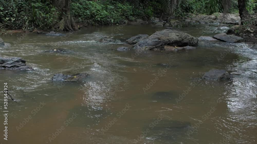 Water stream in the small village of Africa. Water stream in the small village of Africa.
