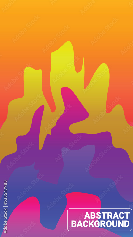 Obraz premium Colorful abstrack gradient collection background. Soft Color trendy, Modern screen vector, Nature backdrop. illustration for graphic design, banner, poster, mobile app, dynamic cover, blurred bright