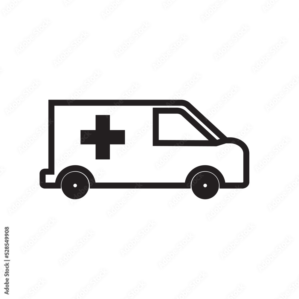 ambulance icon vector illuastration symbol design ambulance icon vector illuastration symbol design