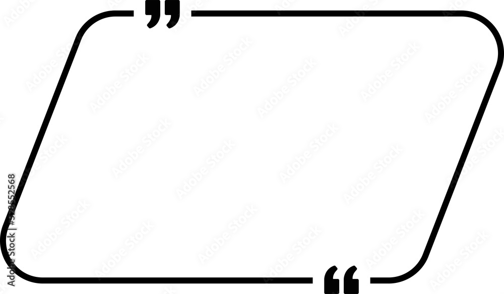 Obraz premium Quote box frame