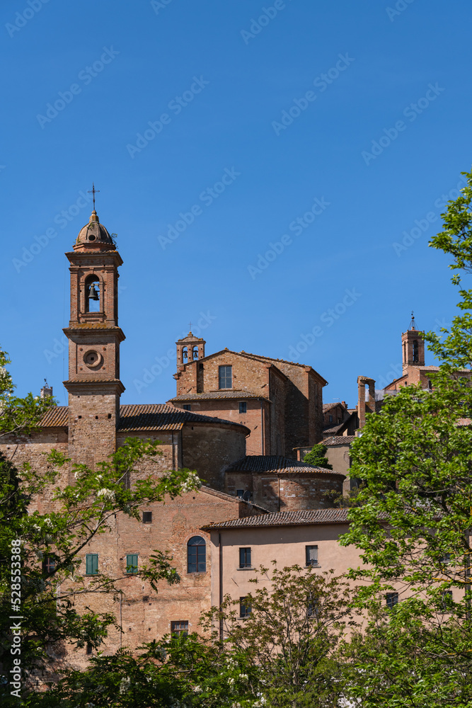 The Church Towers Of Montepulciano