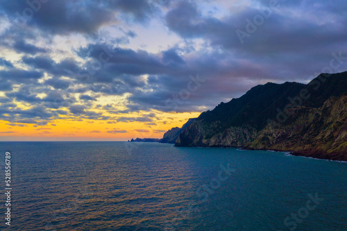 Coast of Madeira Island at sunset © Nick Fox