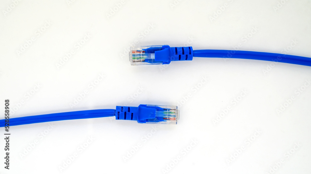 blue ethernet Internet LAN cat5e network cable for computer modem router blue ethernet Internet LAN cat5e network cable for computer modem router