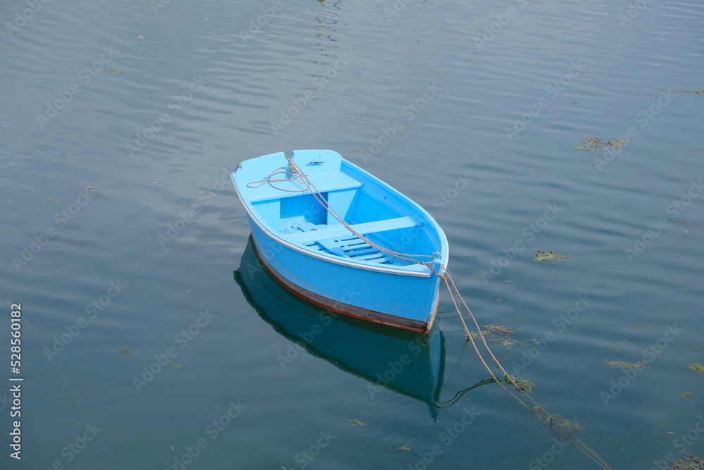 Barque isolée .