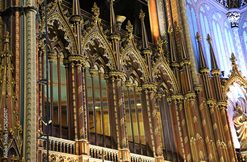 The side altar - Notre Dame Basilica - Montreal, Canada