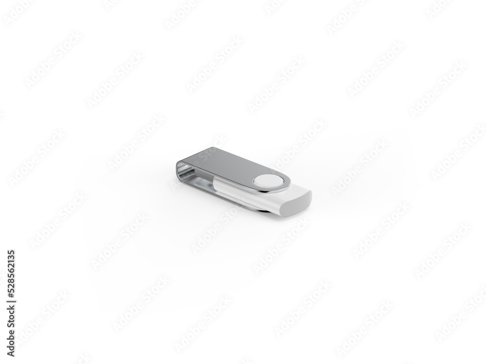 Usb flash on white background Usb flash on white background