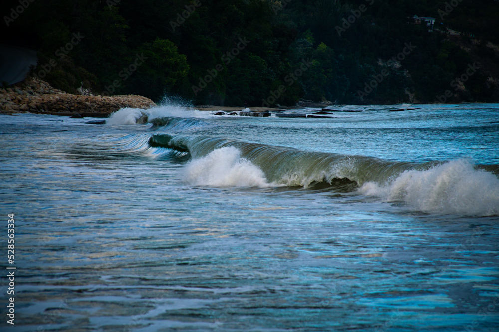 Landscape view from Varna bay, Black sea coast, Bulgaria