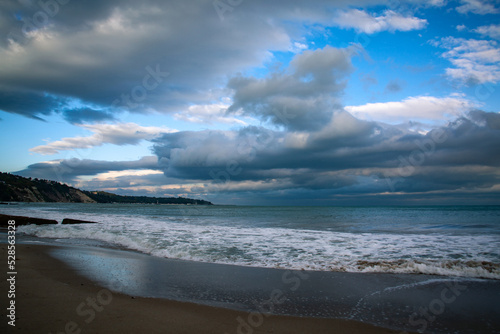 Obraz na płótnie Landscape view from Varna bay, Black sea coast, Bulgaria w salonie