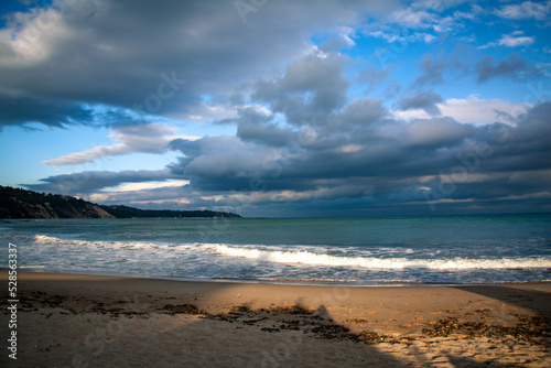 Landscape view from Varna bay, Black sea coast, Bulgaria