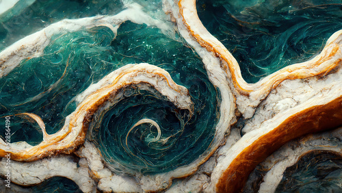 Textura de océano abstracto 02