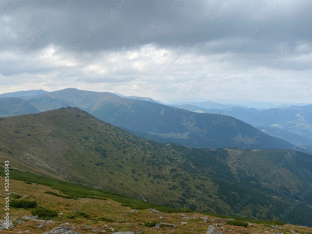 Fototapeta premium landscape with clouds
