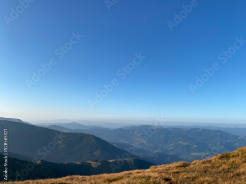 view of the mountains