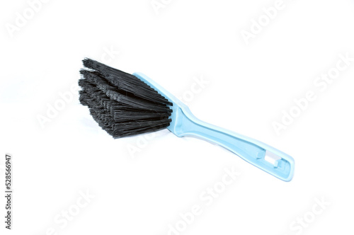 the sweeping brush isolated on a white background