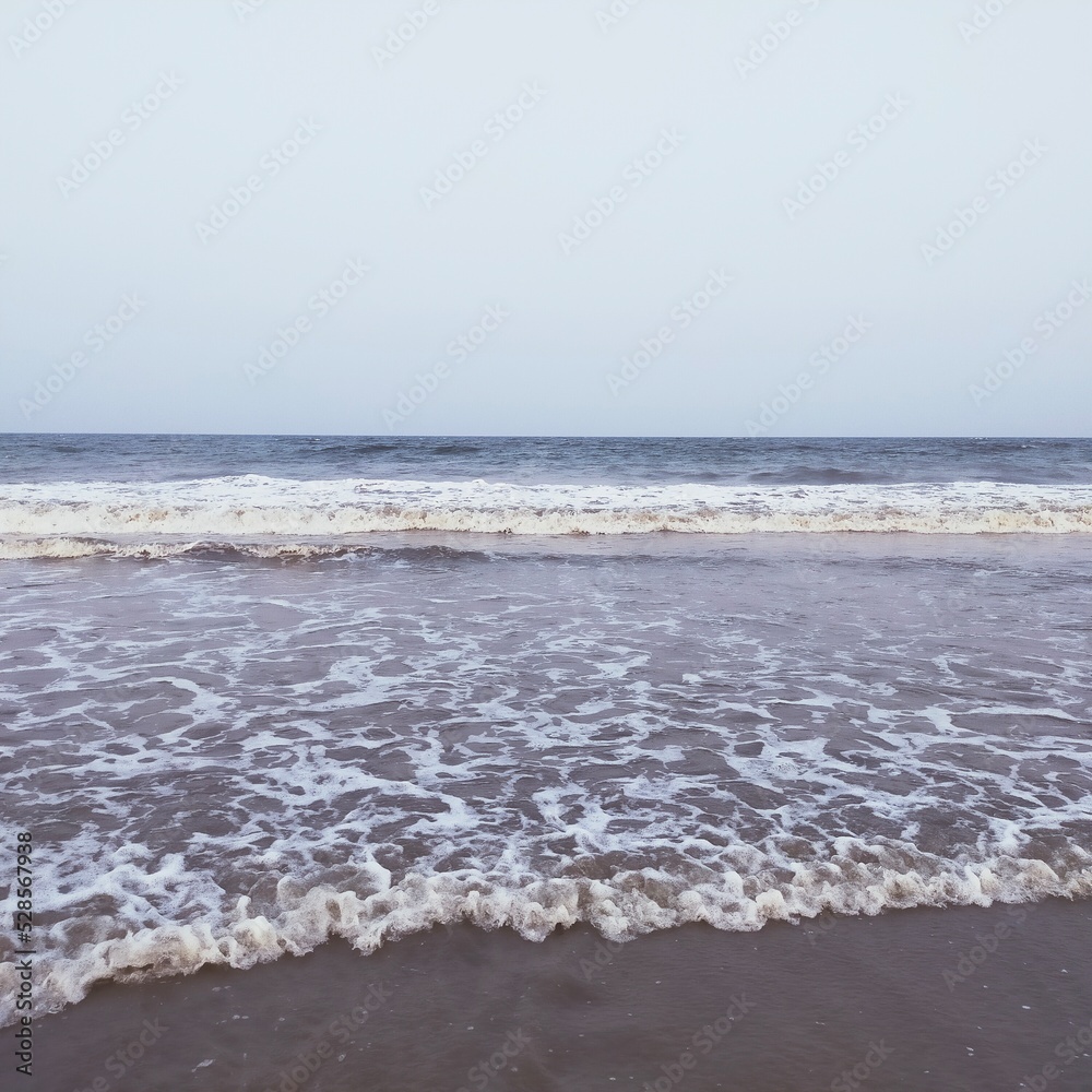 waves on the beach