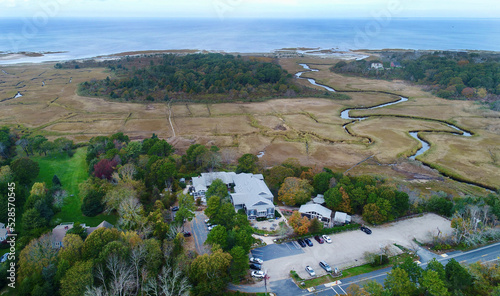 Cape Cod Museum of Natural History and Wing Island Aerial