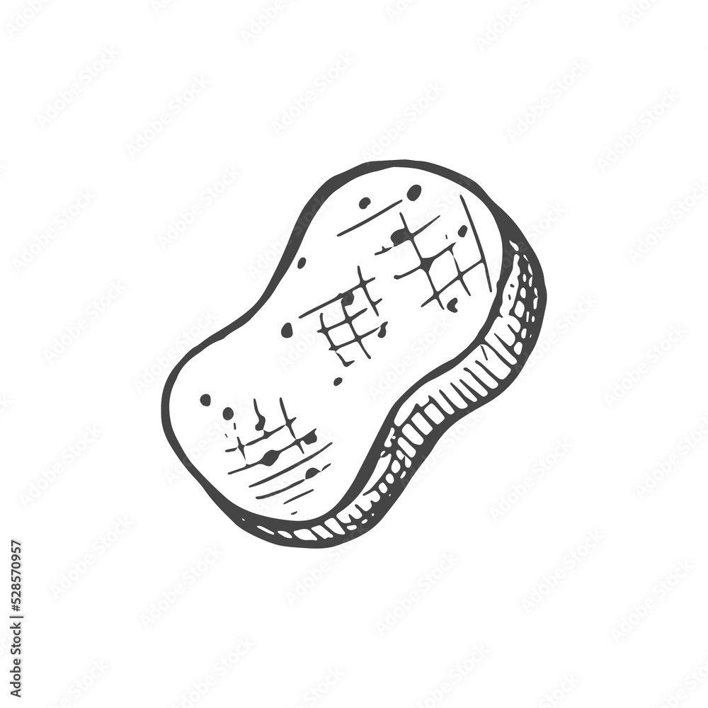 bath washcloth vector sketch isolated bath washcloth vector sketch isolated