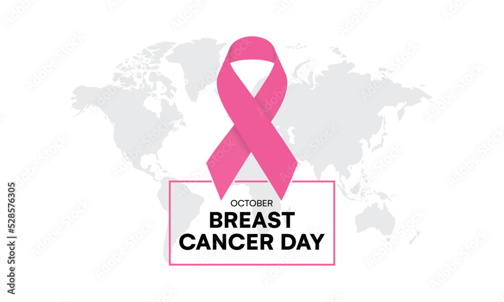 Obraz premium National breast cancer awareness month, pink ribbon, Breast cancer ribbon, world Breast cancer day, October cancer day, Medical campaign vector background, Breast Cancer, Every year in October