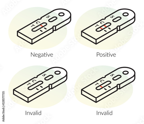 COVID-19 - Regular Rapid Lateral Flow - Home Test Kits - Illustration