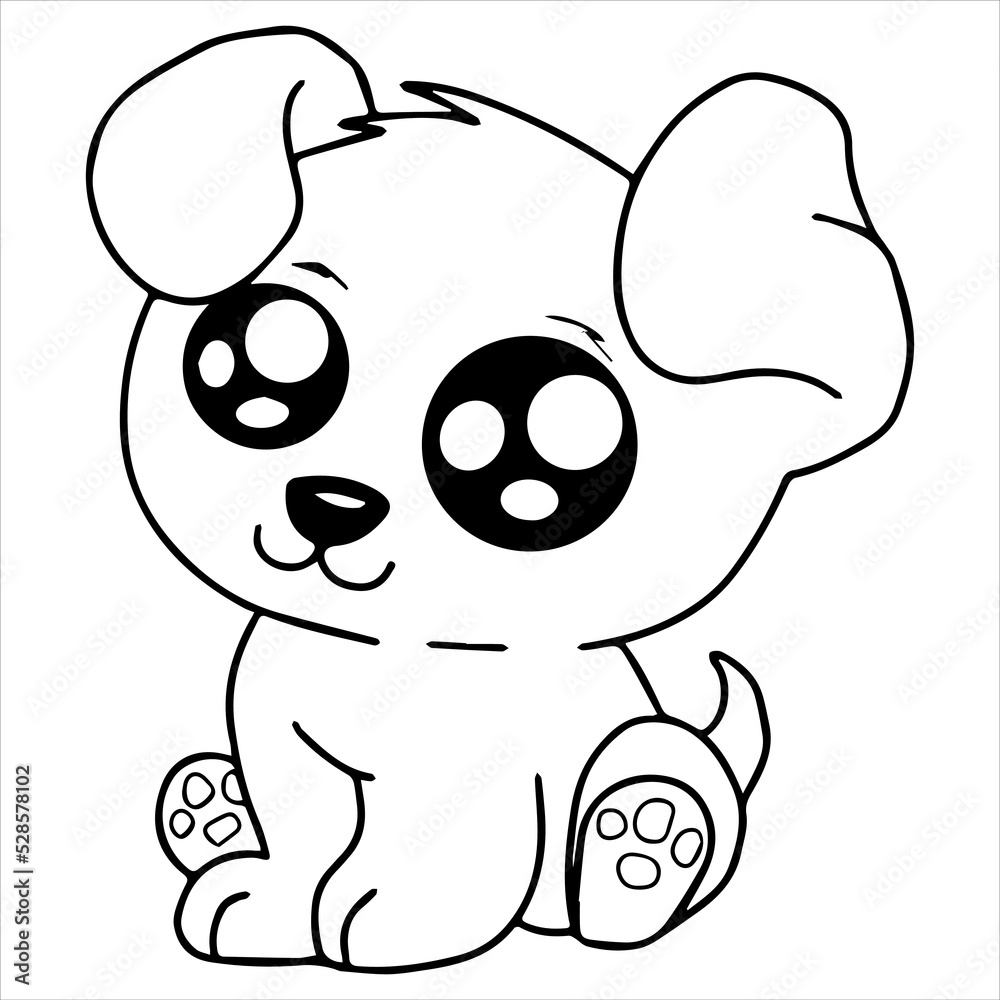 kids-coloring-pages-cute-dog-character-vector-illustration-ai-file-and