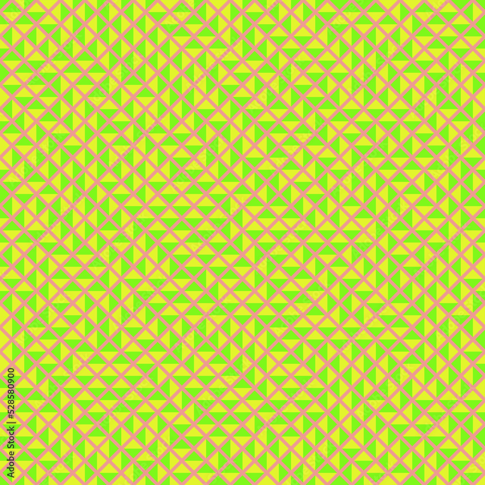 Color Rhombus tile tessellation pattern illustration Color Rhombus tile tessellation pattern illustration