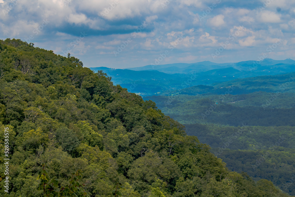 Chestoa overlook on the Blue Ridge Parkway Chestoa overlook on the Blue Ridge Parkway
