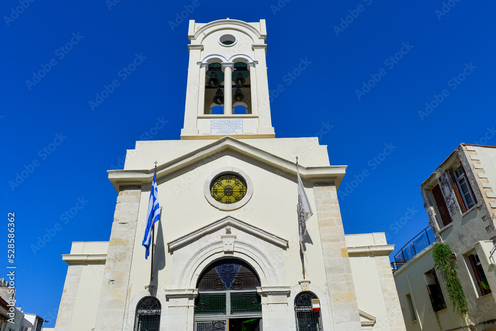 Fototapeta premium Kirche Die Dame der Engel (Kyria ton Angelon), Rethymnon, Kreta 