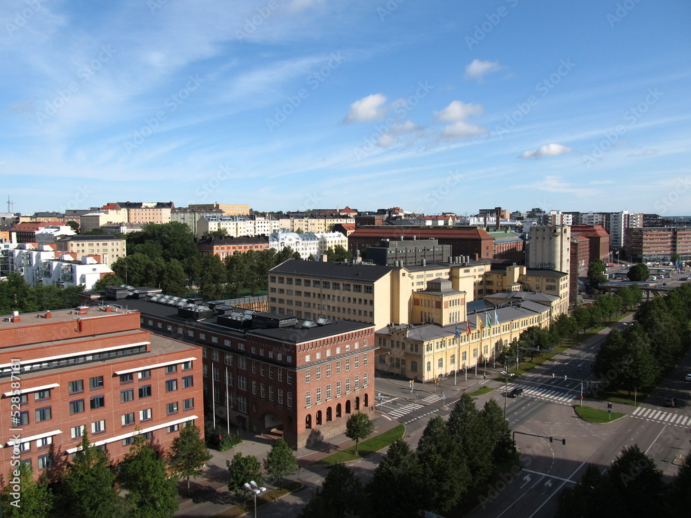 Stadtteil Merihaka, Helsinki in Finnland