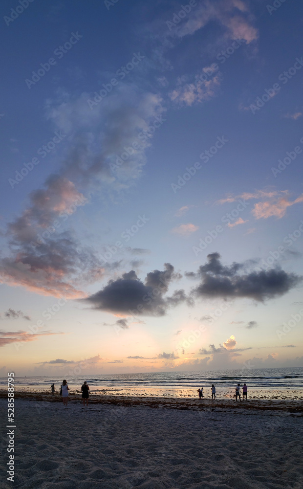 Beach Summer Sunrise at Cape Canaveral, Florida Beach Summer Sunrise at Cape Canaveral, Florida