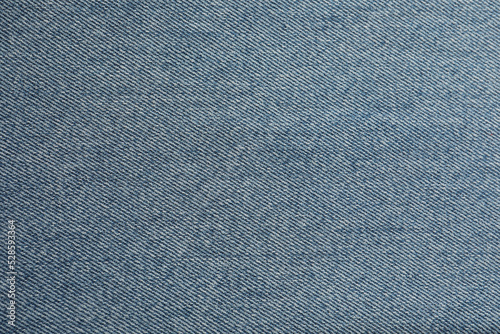 Texture of blue jeans as background, closeup