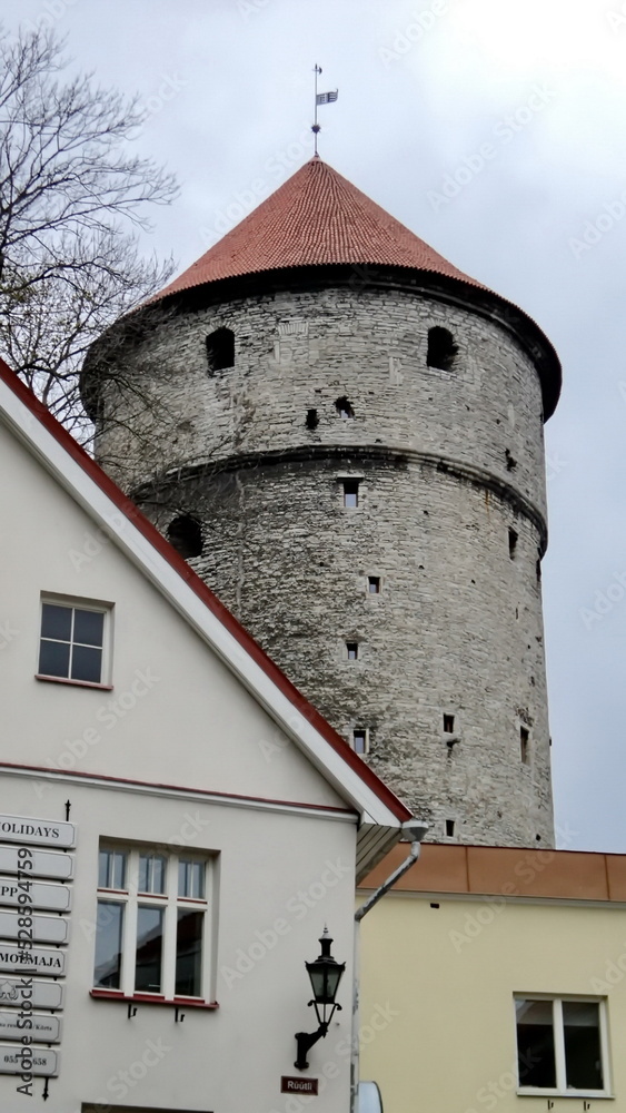 Kiek in de Kök artillery tower in the medieval fortifications in Tallinn, Estonia