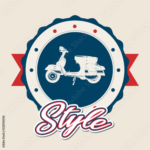 Motorcycle simple logo