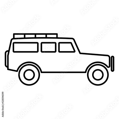 line art cruiser big wheel